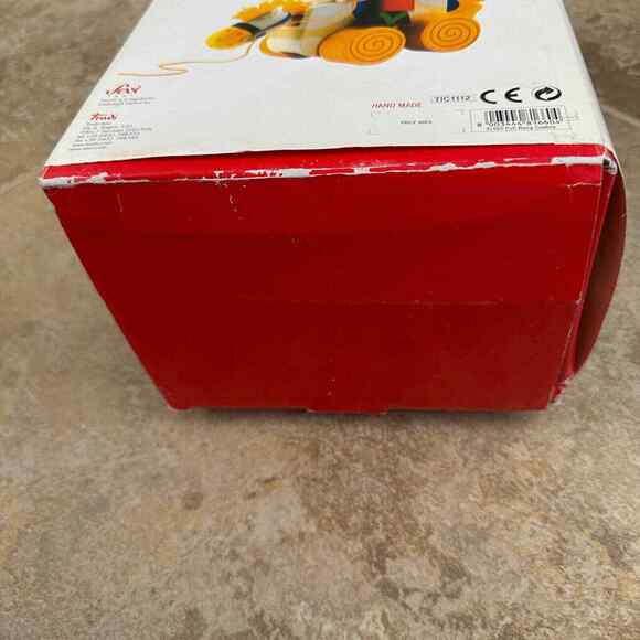 Sevi Friends Wooden Pull Along Cowboy and Horse Made in Italy Hand Made Western - Picture 6 of 10